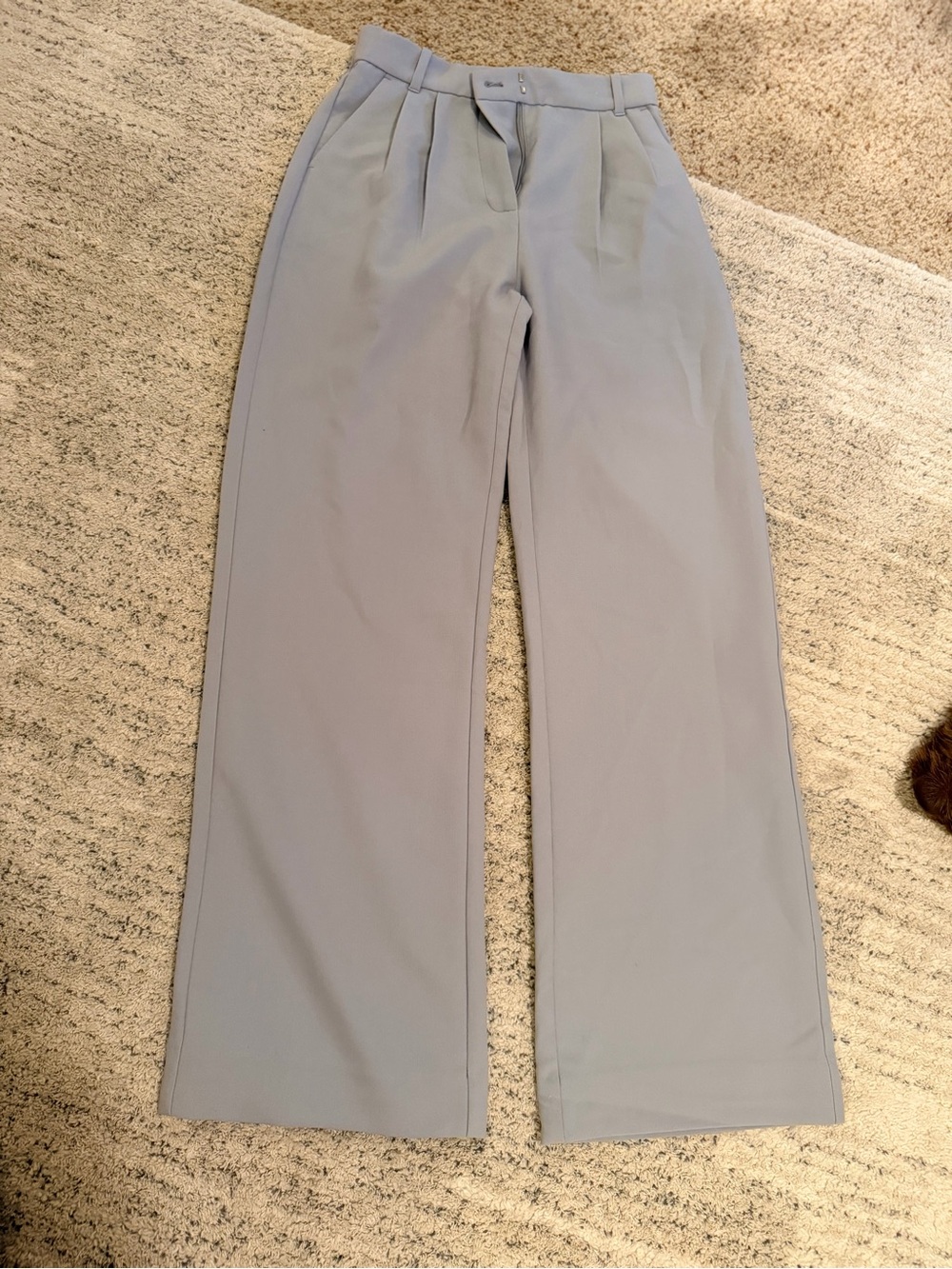Abercrombie Sloane Tailored Gray Wide Leg Trousers